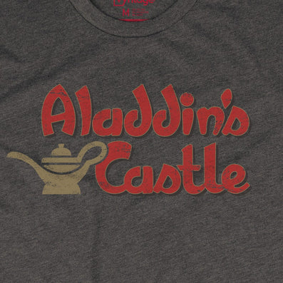 Aladdin's Castle Arcade T-Shirt Graphic Dark Brown