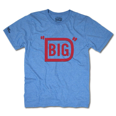 Big D Dallas Texas Nickname T-Shirt Front Royal Blue