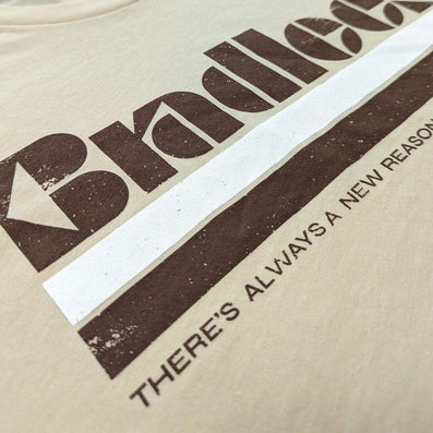 Bradlees 90s Discount Department Store T-Shirt Detail Left Beige
