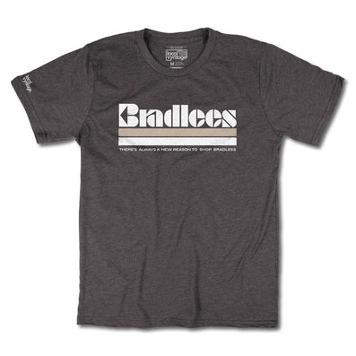 Bradlees 90s Discount Department Store T-Shirt Front Dark Brown
