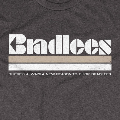 Bradlees 90s Discount Department Store T-Shirt Graphic Dark Brown