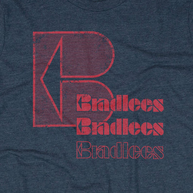 Bradlees Discount Department Store T-Shirt Graphic Dark Blue