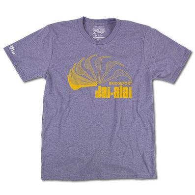 Bridgeport Jai Alai Connecticut T-Shirt Front Purple