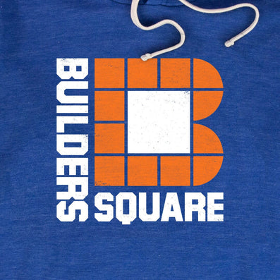 Builders Square Hoodie Graphic Cobalt Blue