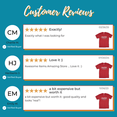 Caldor 90s T-Shirt Reviews Red