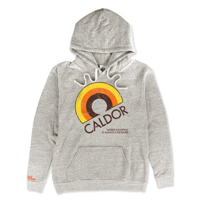 Caldor Discount Department Store Hoodie Front Light Gray