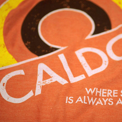 Caldor Discount Department Store T-Shirt Detail Orange