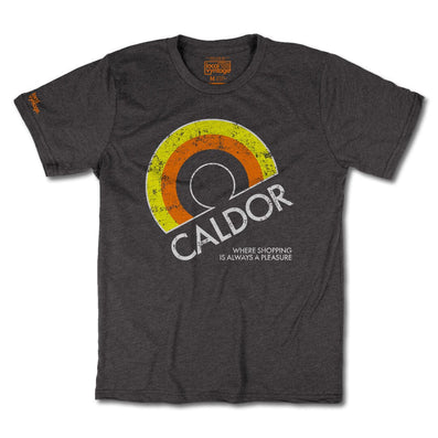 Caldor Discount Department Store T-Shirt Front Dark Brown