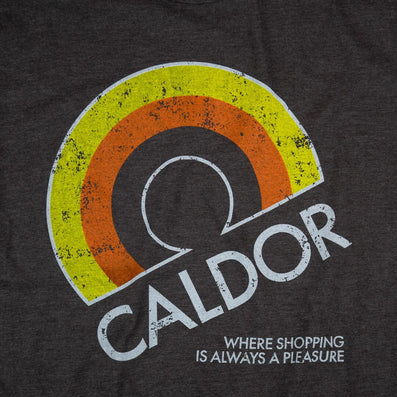 Caldor Discount Department Store T-Shirt Graphic Dark Brown