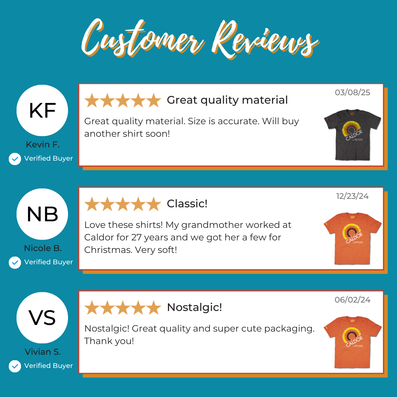 Caldor Discount Department Store T-Shirt Reviews