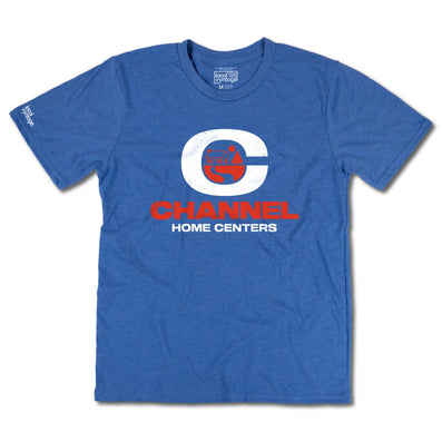 Channel Home Centers T-Shirt Front Bright Blue