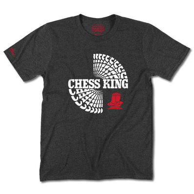 Chess King T-Shirt Front Dark Gray
