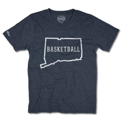 Connecticut Basketball T-Shirt Front Dark Blue
