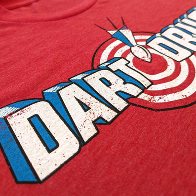 Dart Drug T-Shirt Detail Left Red