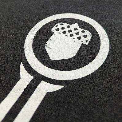 Dedham Mall Massachusetts T-Shirt Detail Acorn Dark Gray