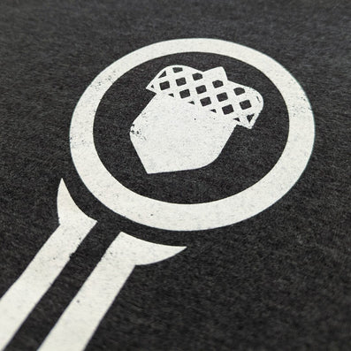 Dedham Mall Massachusetts T-Shirt Detail Acorn Dark Gray