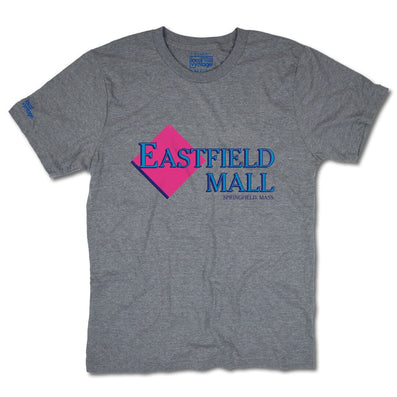 Eastfield Mall Springfield Massachusetts T-Shirt Front Gray