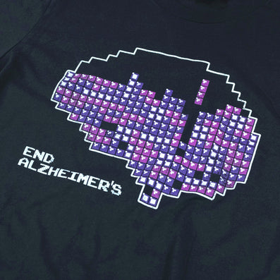 End Alzheimers T-Shirt Detail Black