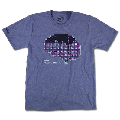 End Alzheimers T-Shirt Front Purple