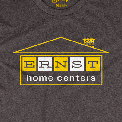 Ernst Home Centers Home Improvement T-Shirt Graphic Dark Brown