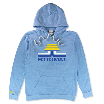 Fotomat Hoodie Front Sky Blue
