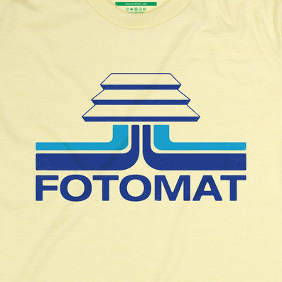 Fotomat T-Shirt Graphic Faded Yellow