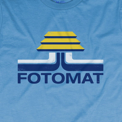 Fotomat T-Shirt Graphic Light Blue