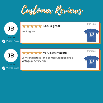 G. Fox Connecticut T-Shirt Reviews Bright Blue