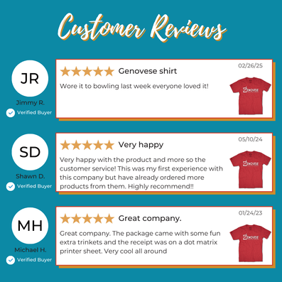 Genovese Drug Stores T-Shirt Reviews Red