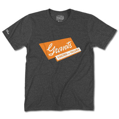 Grants Stores T-Shirt Front Dark Gray