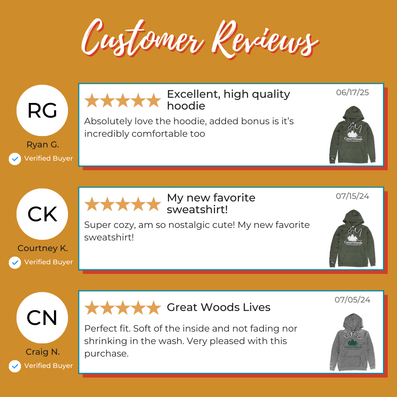Great Woods Hoodie Reviews