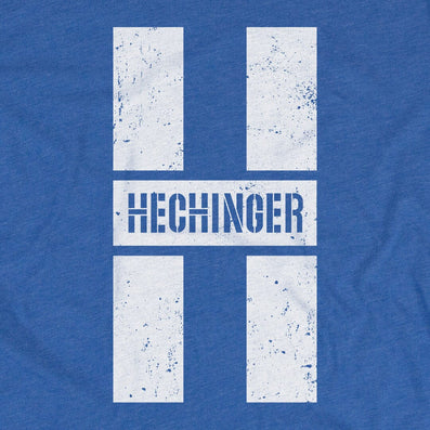 Hechinger T-Shirt Graphic Bright Blue
