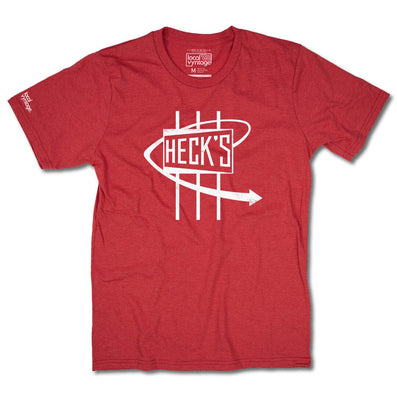 Heck's Discount Department Store T-Shirt Front Red