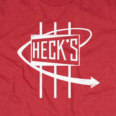 Heck's Discount Department Store T-Shirt Graphic Red