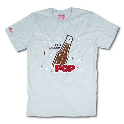 It's Called Pop T-Shirt Front Faded Aqua