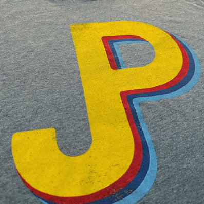 Jamaica Plain JP Massachusetts T-Shirt Detail Left Gray