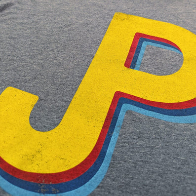 Jamaica Plain JP Massachusetts T-Shirt Detail Right Gray