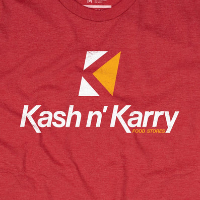 Kash n' Karry Food Stores Grocery Store T-Shirt Graphic Red