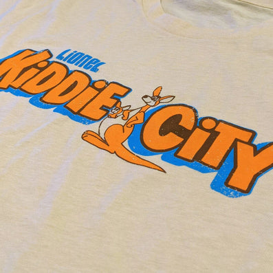 Kiddie City Toy Store T-Shirt Detail Right Beige