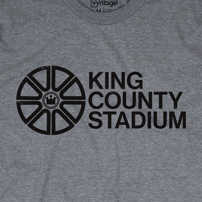 King County Stadium The Kingdome Seattle Washington State T-Shirt Graphic Gray