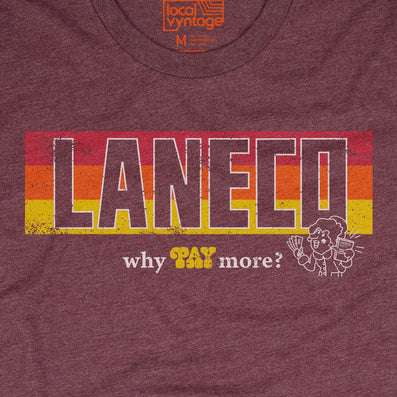 Laneco Supermarket T-Shirt Graphic Burgundy