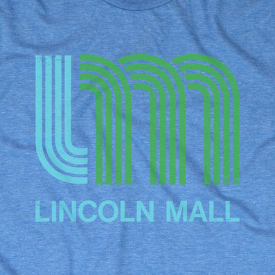 Lincoln Mall Chicago Illinois T-Shirt Graphic Royal Blue
