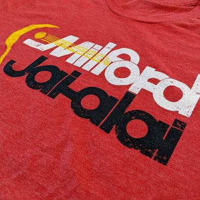Milford Jai Alai Connecticut T-Shirt Detail Red