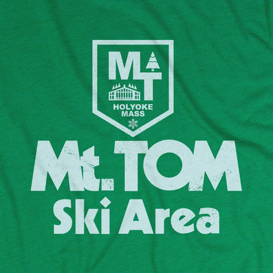 Mt. Tom Holyoke Massachusetts T-Shirt Graphic Green