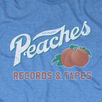 Peaches Records & Tapes T-Shirt Graphic Royal Blue