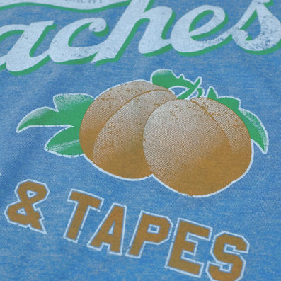 Peaches Records & Tapes T-Shirt Detail Peaches Royal Blue