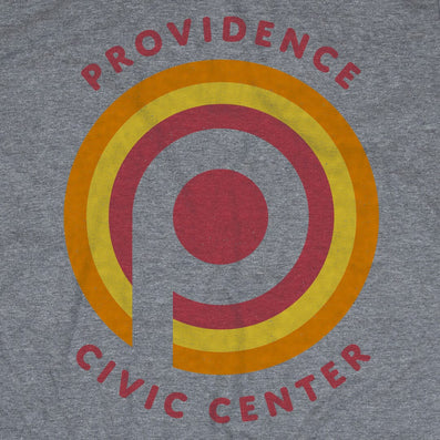 Providence Civic Center Rhode Island T-Shirt Graphic Gray