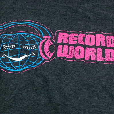 Record World T-Shirt Detail Dark Gray
