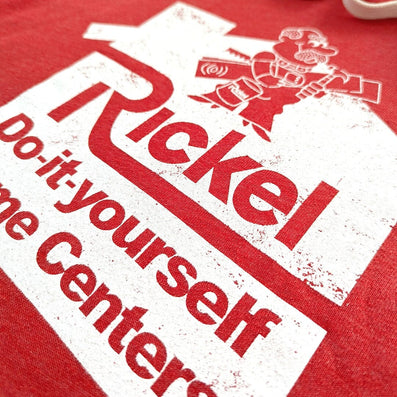 Rickel Home Centers Hoodie Detail Right Red