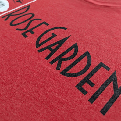 Rose Garden Arena Portland Oregon T-Shirt Detail Right Red